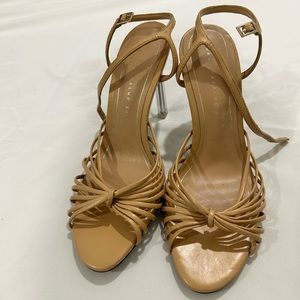 Zara nude high heels